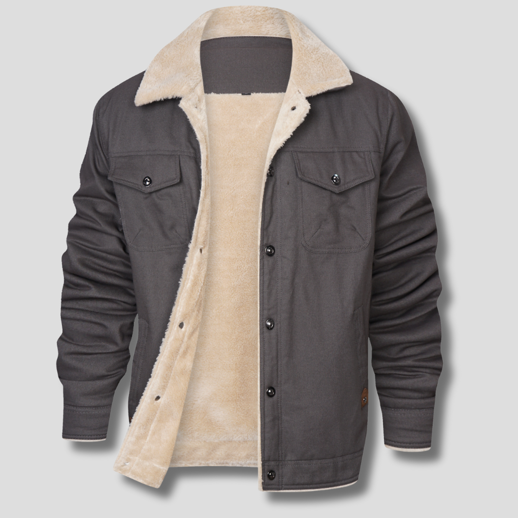 Viktor | Fleece Lined Vintage Bomber Jacket