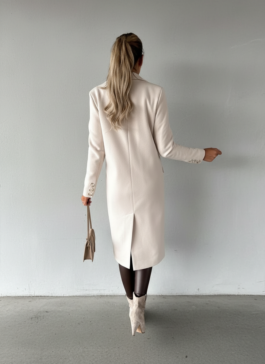 Celine | Double Breasted Long Coat