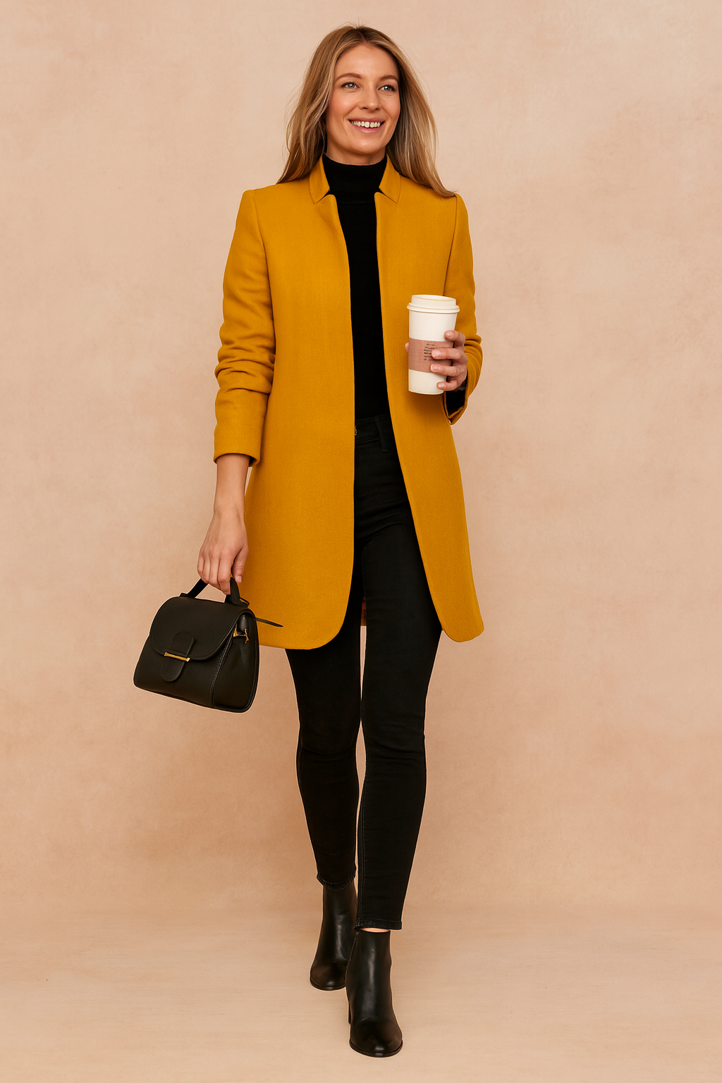 Soraya | Straight Cut Elegant Coat