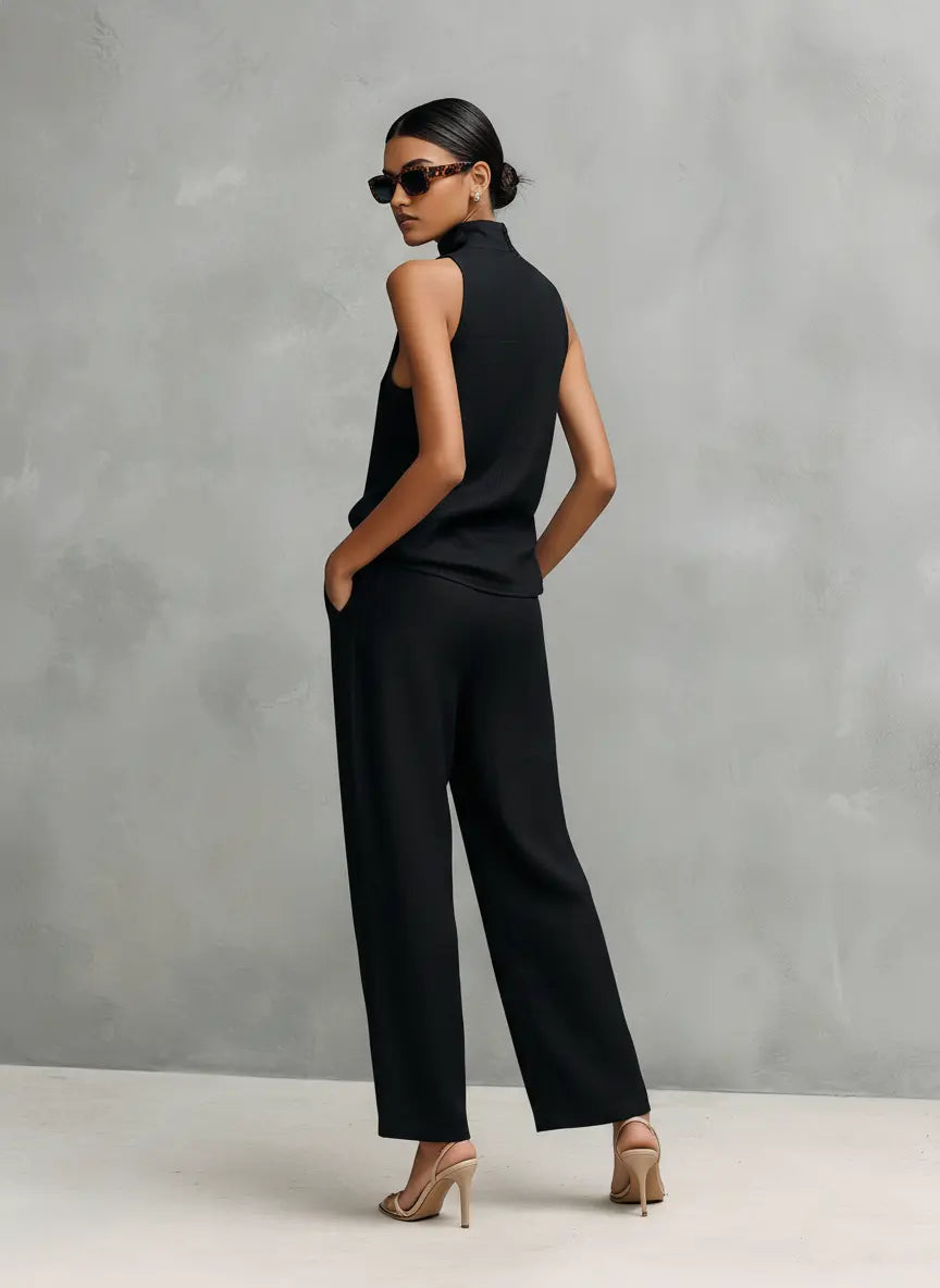 Lorraine | Women's Linen Top and Trousers Set