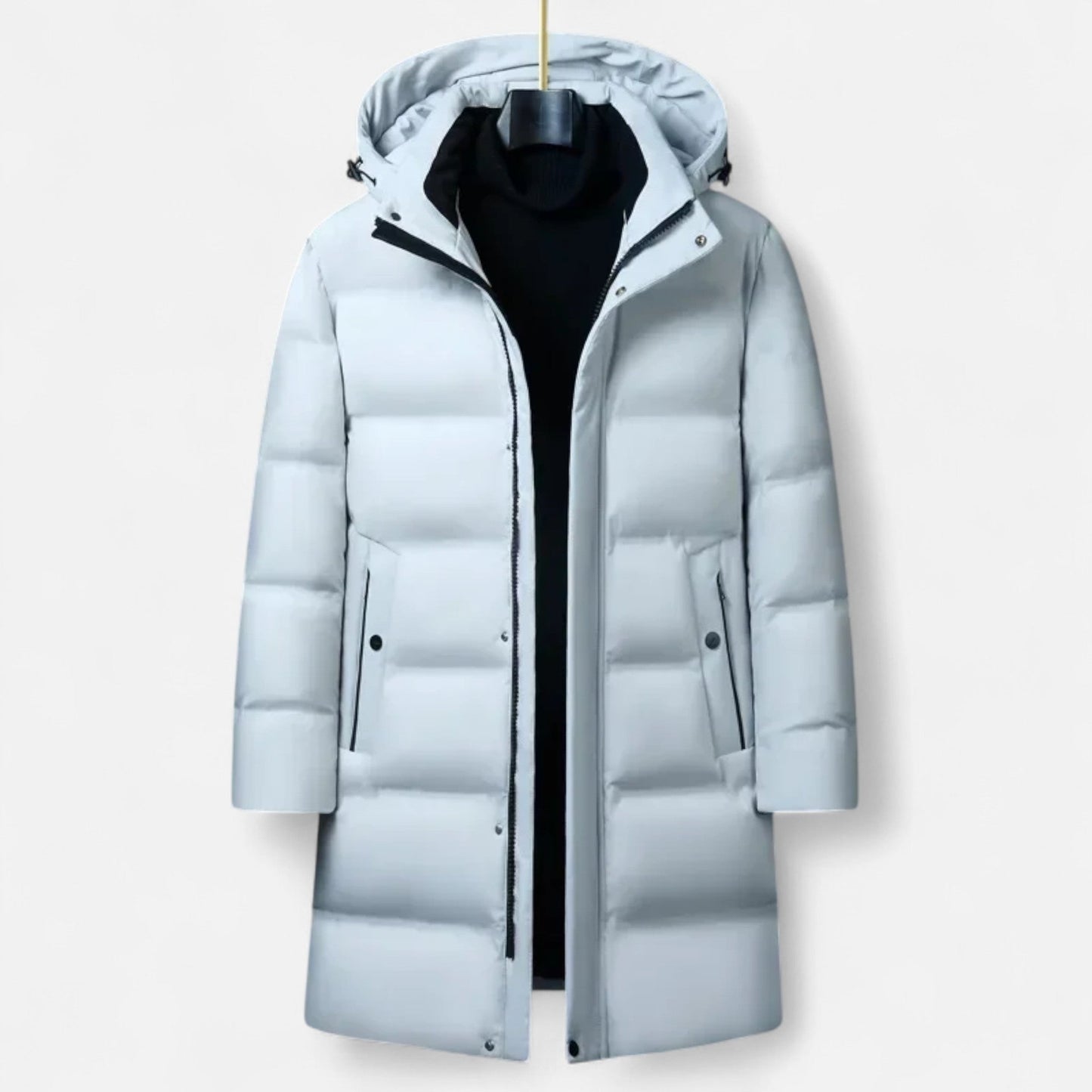 Mason | Men's Longline Hooded Puffer Coat
