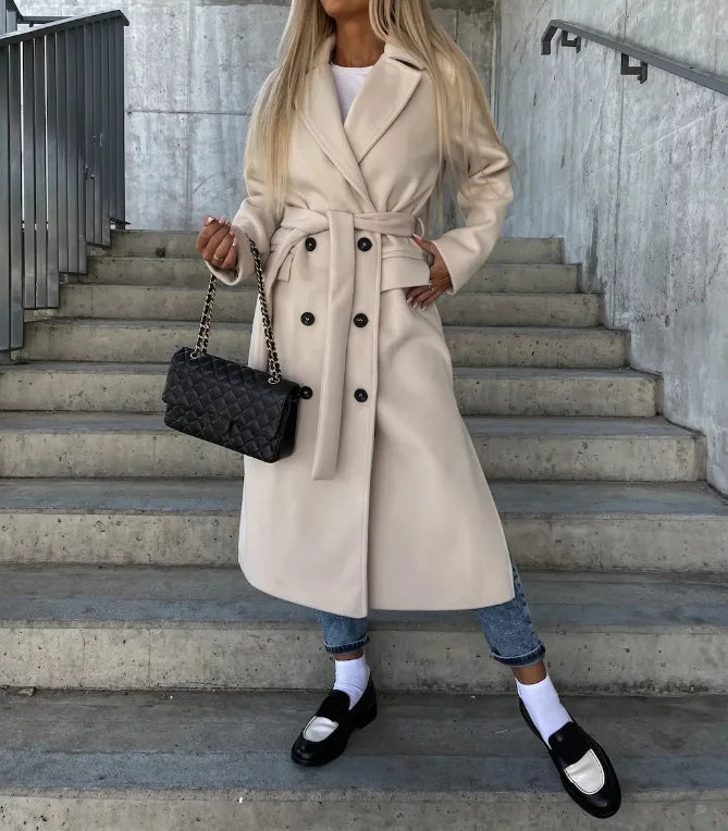 Mirava | Double Breasted Coat Classic Fit