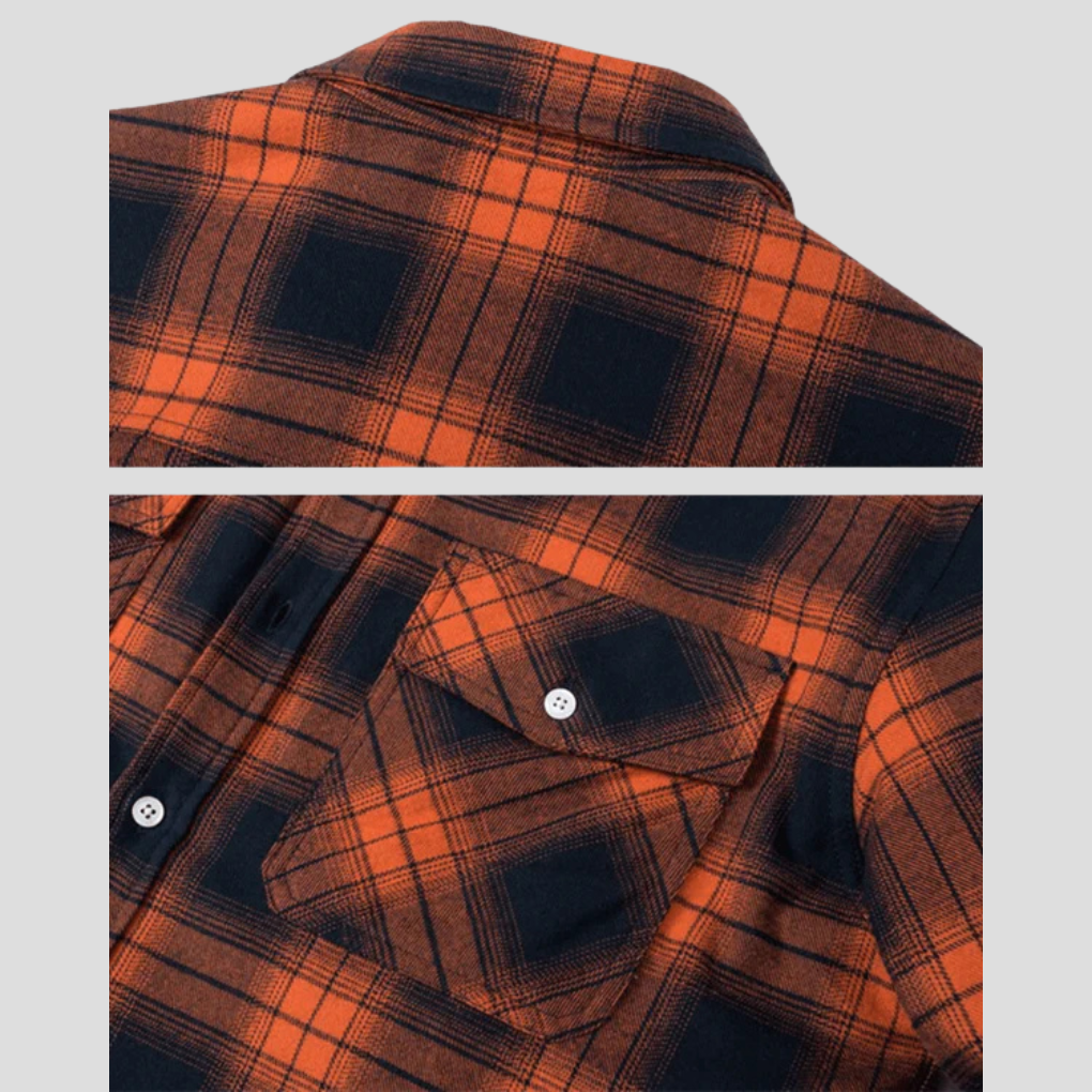 Callum | Men's Fleece Lined Plaid Jacket