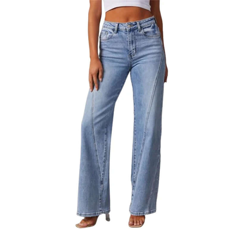 Virelia | High Waisted Wide Leg Jeans