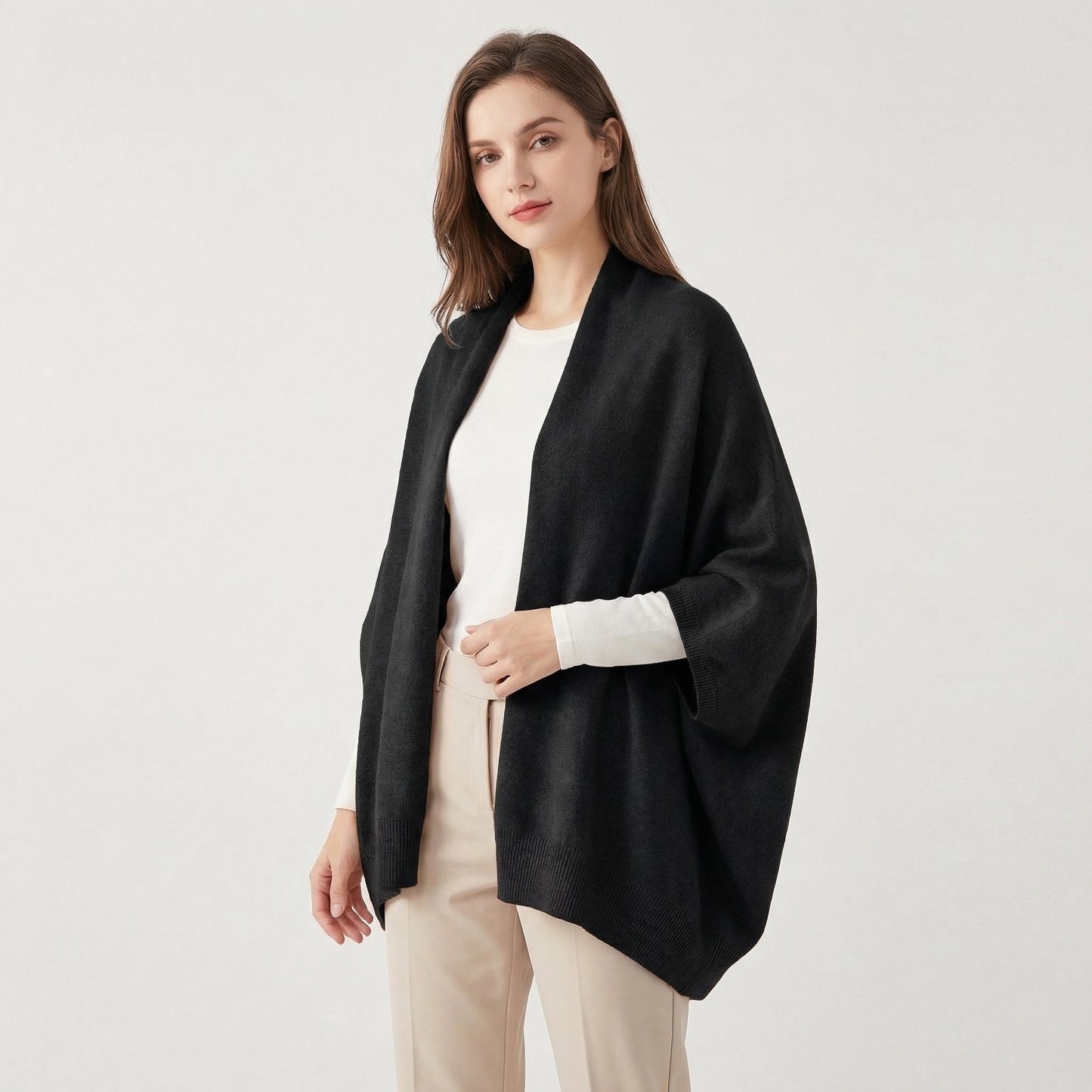 Luneva | Cashmere Shawl Knit Cardigan