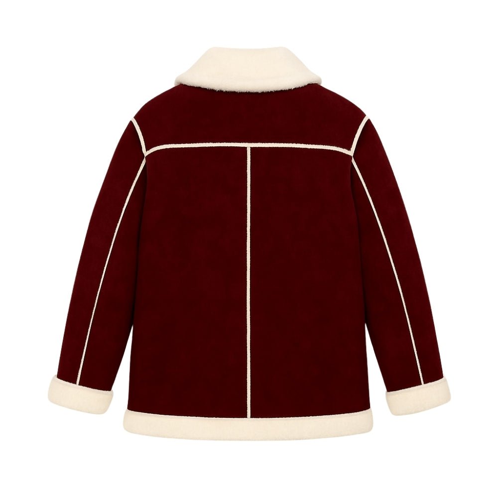Cosette | Faux Shearling Aviator Jacket