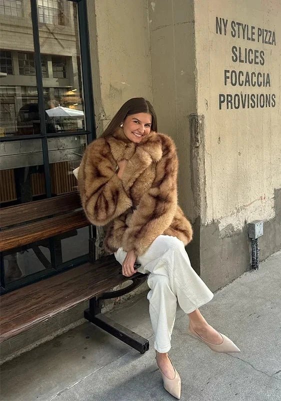 Celeste | Faux Fur Winter Coat