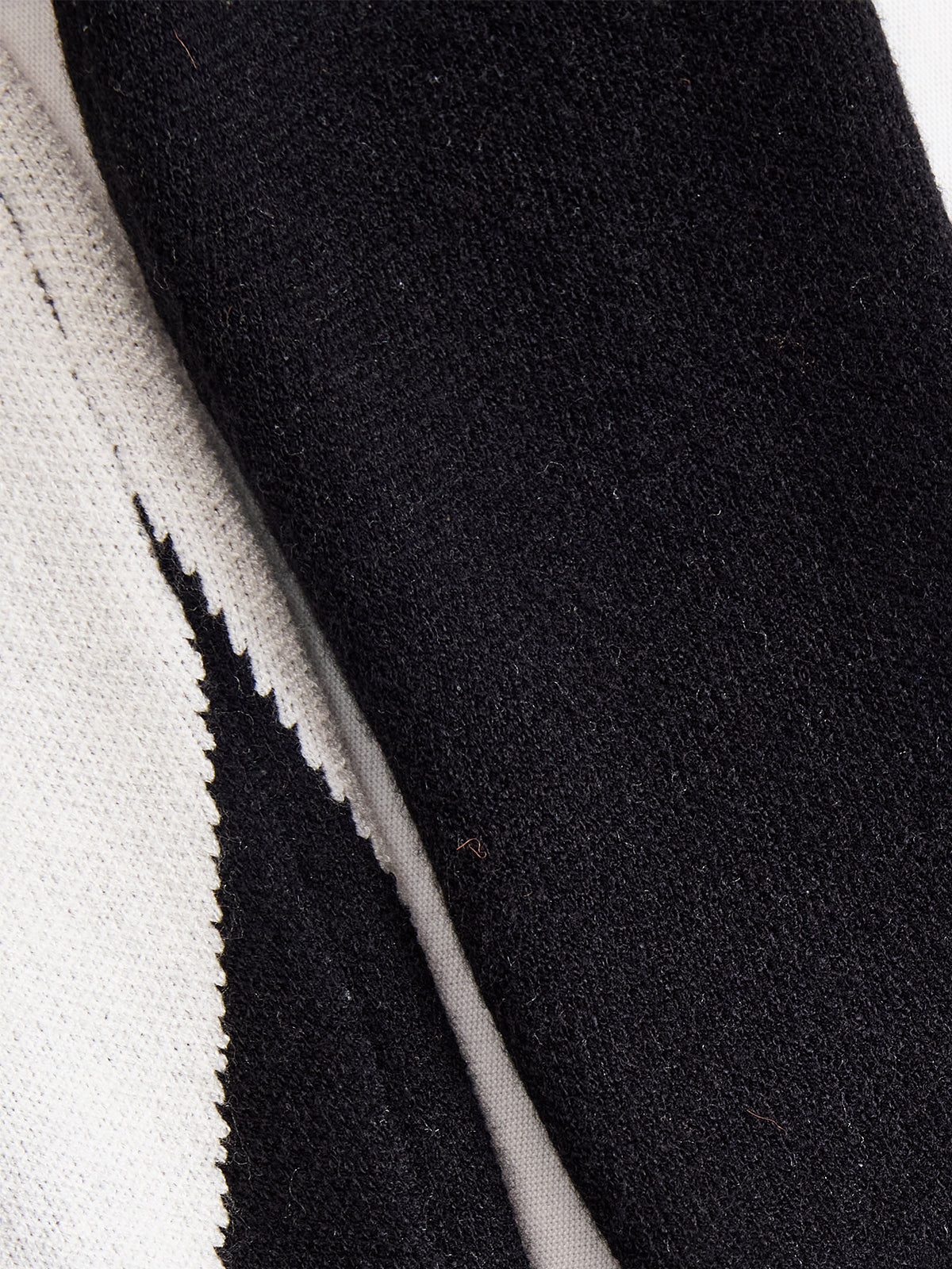 Sidonie | One Shoulder Contrast Knit Dress