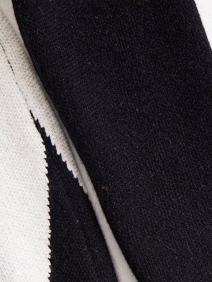 Sidonie | One Shoulder Contrast Knit Dress