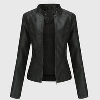 Sabine | Women's Longline Leather Jacket