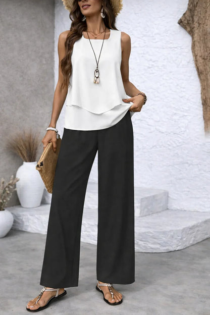 Colette | Women's Botanical Wide Leg Set