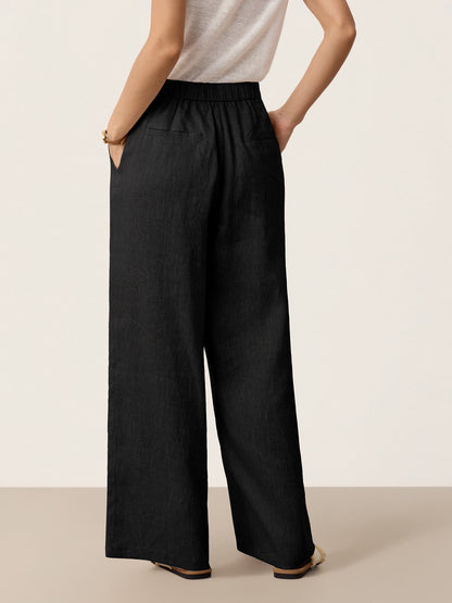 Violette | Women's Linen Top and Trouser Set