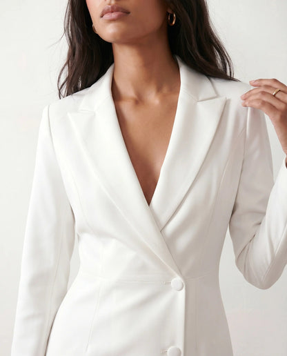 Josephine | V-Neck Button-Front Midi Dress