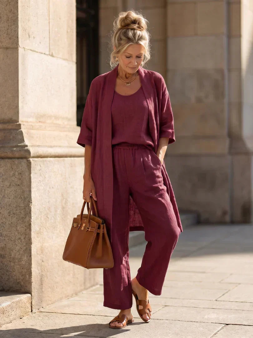 Faustine | Women's Linen Co ord Set