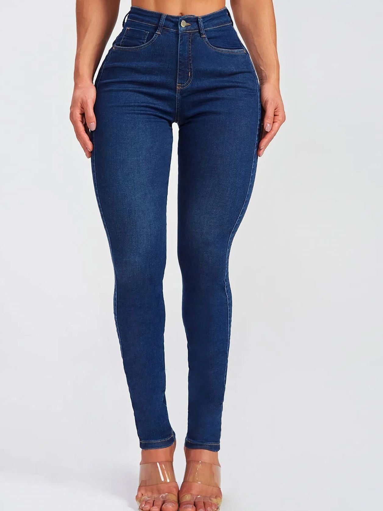 Zelviana | Denim Cargo Leggings