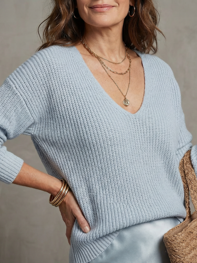 Severine | Women's Knit and Satin Skirt Set