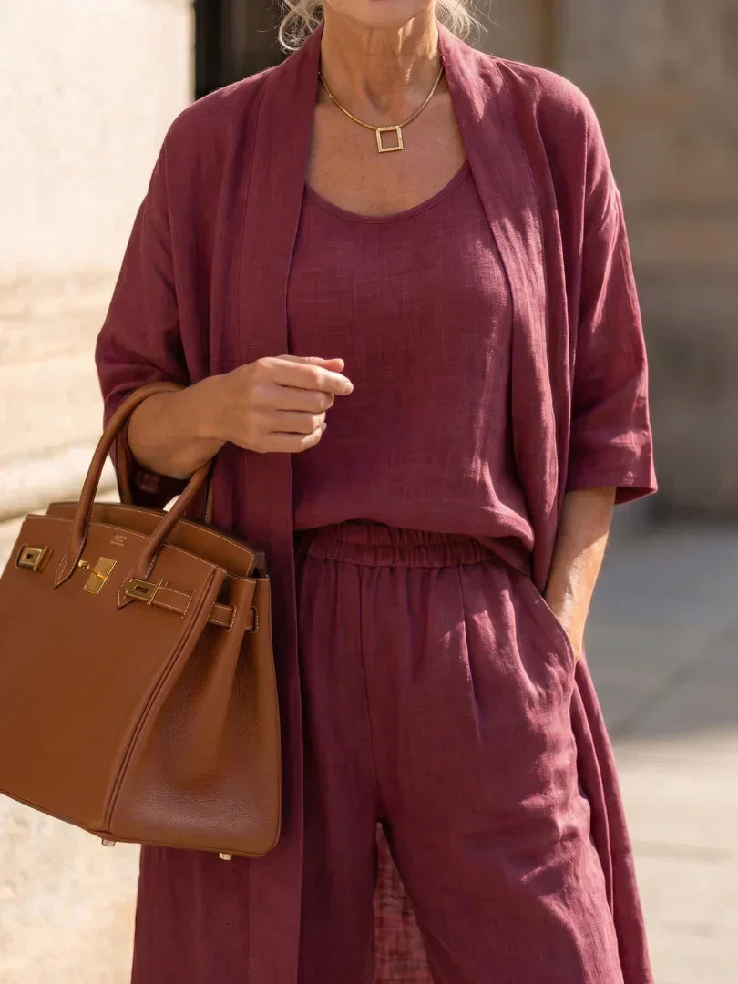 Faustine | Women's Linen Co ord Set