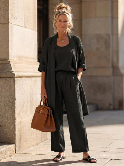 Faustine | Women's Linen Co ord Set