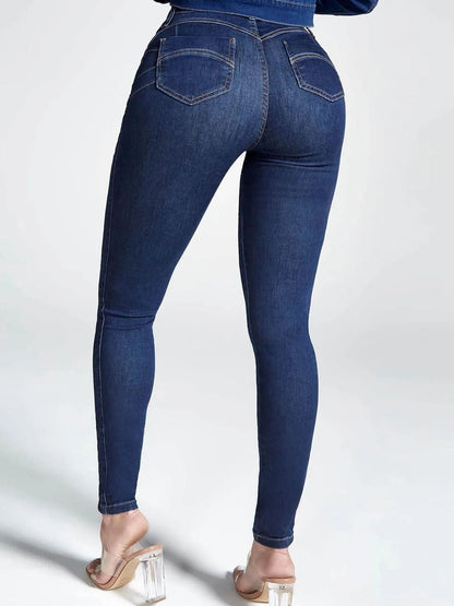 Zelviana | Denim Cargo Leggings