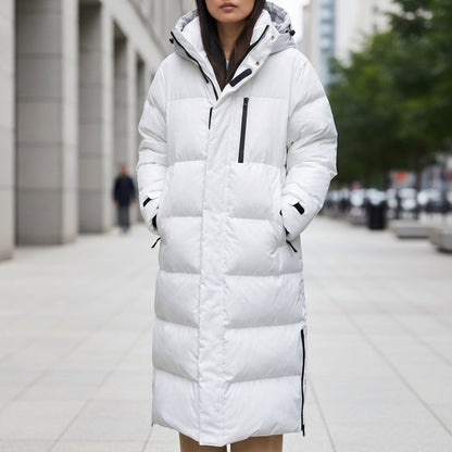 Fiona | Long Hooded Quilted Puffer Parka