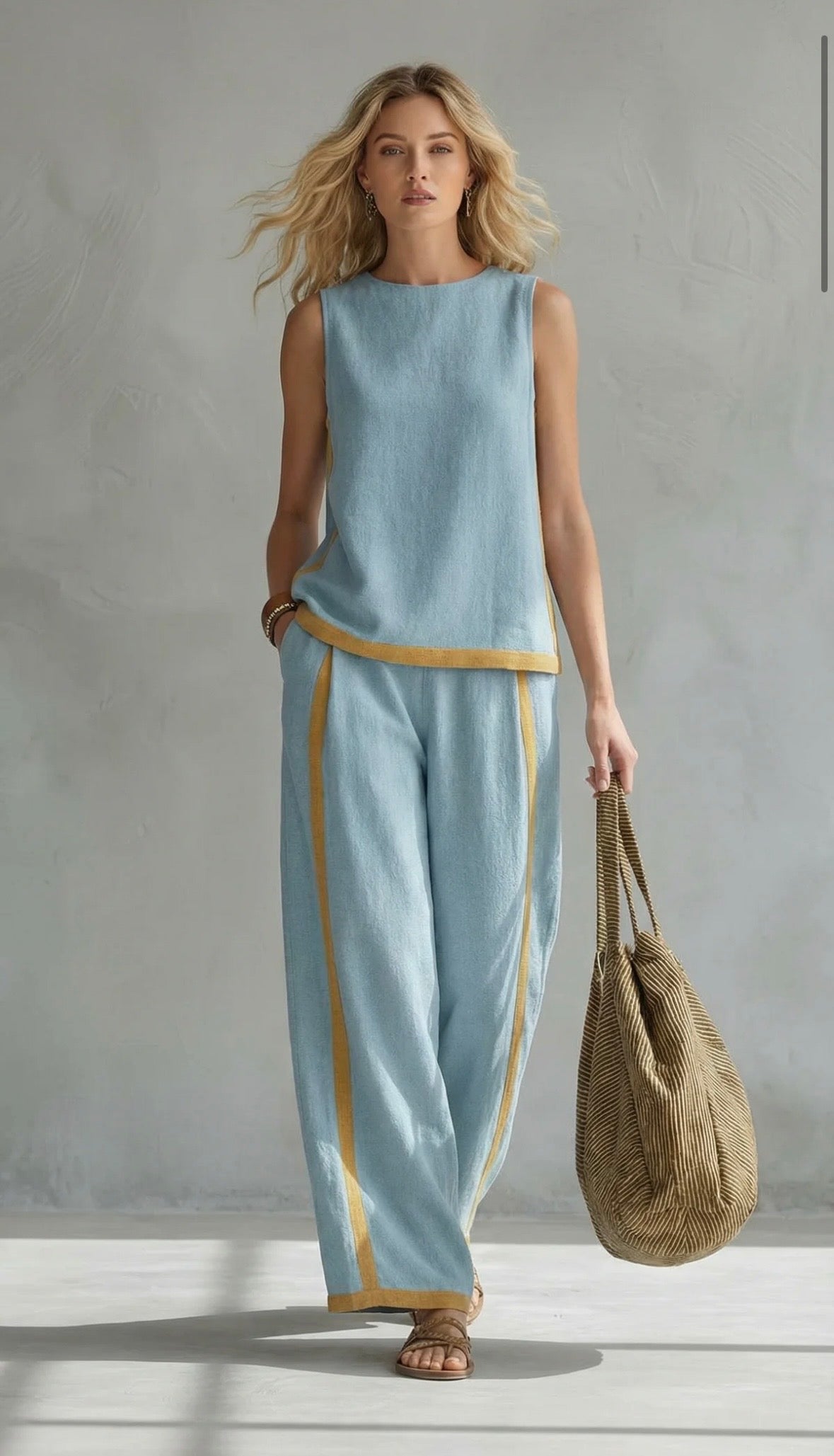 Colombe | Women's Linen Trouser Set