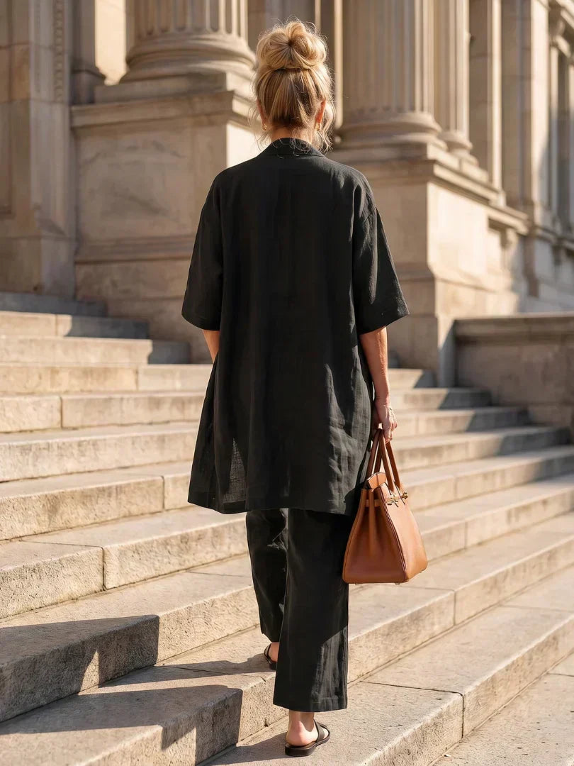 Faustine | Women's Linen Co ord Set