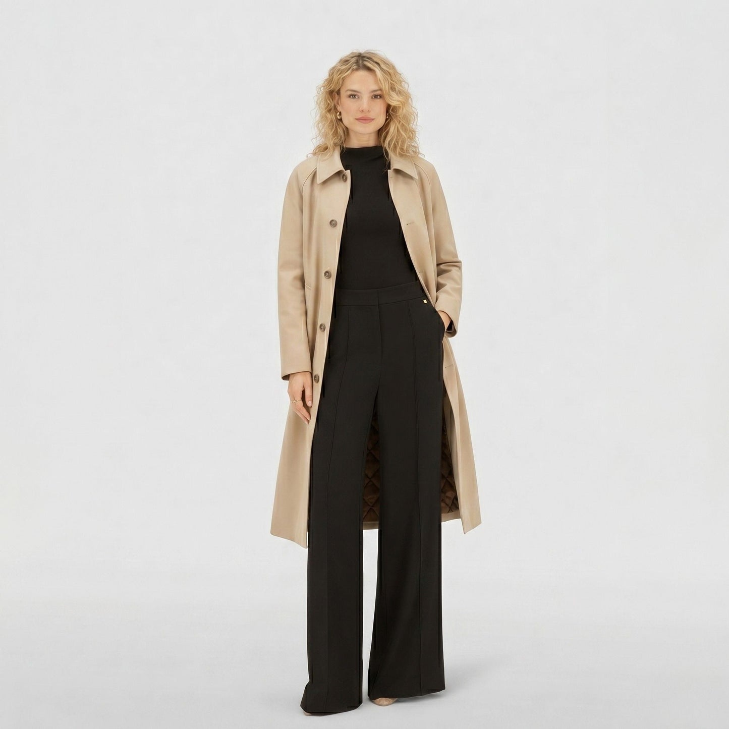 Elarene | Tailored Longline Trench Coat