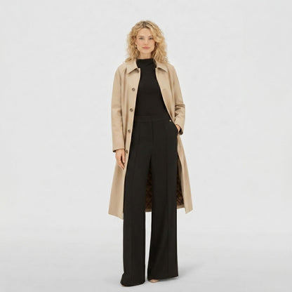 Elarene | Tailored Longline Trench Coat