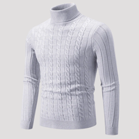 Baudoin | Cable Knit Turtleneck Sweater