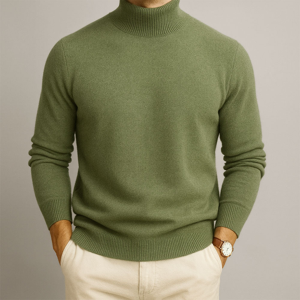 Arvello | Tailored Turtleneck Knit Sweater