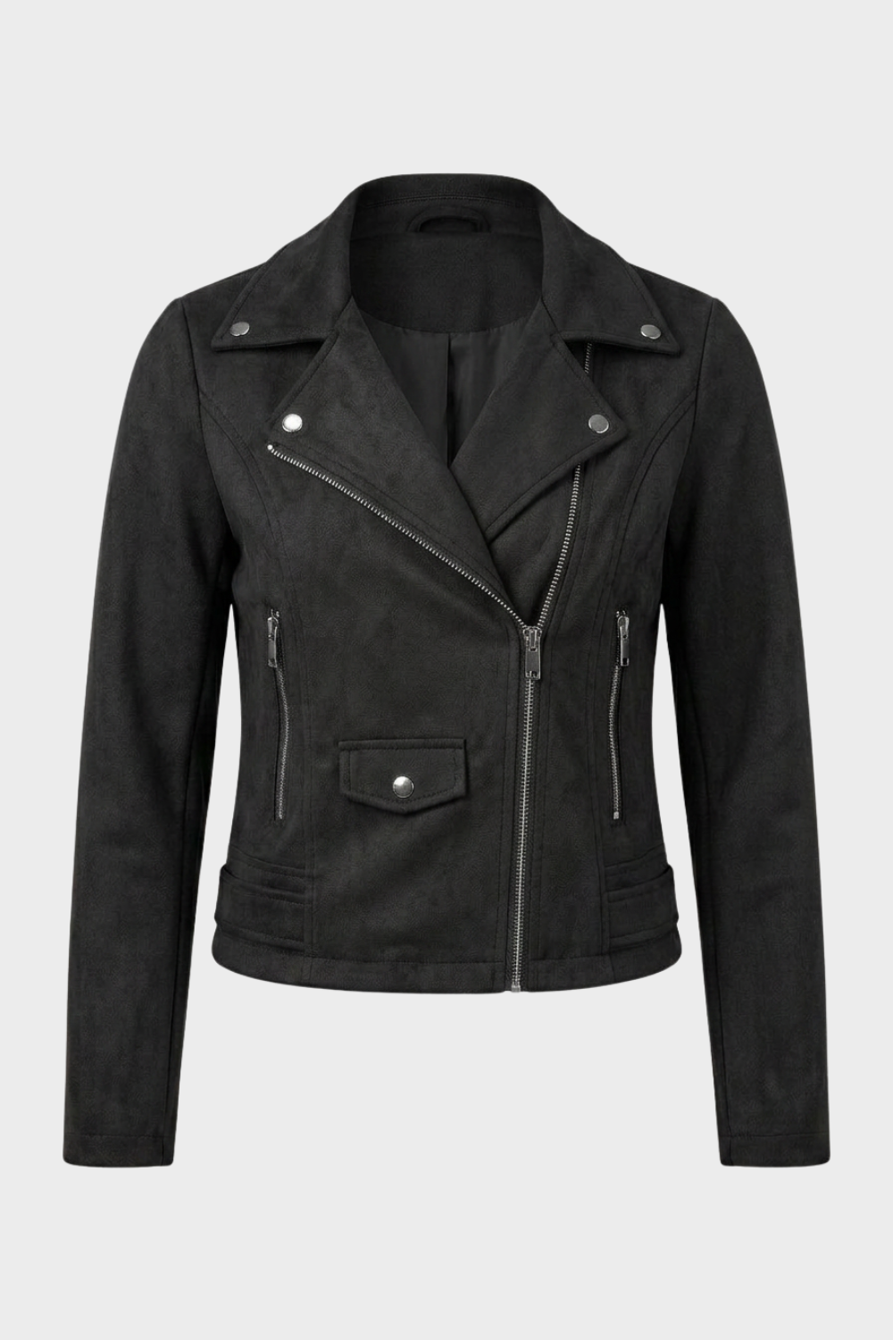 Sixtine | Women's Faux Leather Biker Jacket