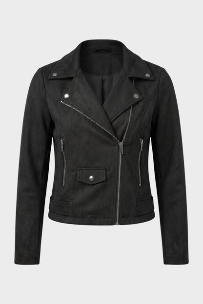 Sixtine | Women's Faux Leather Biker Jacket
