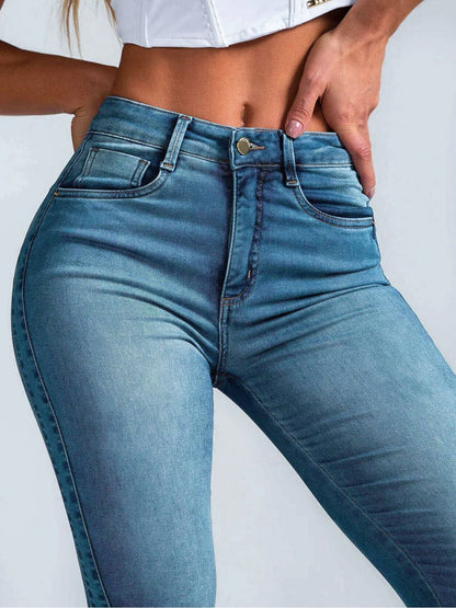 Zelviana | Denim Cargo Leggings