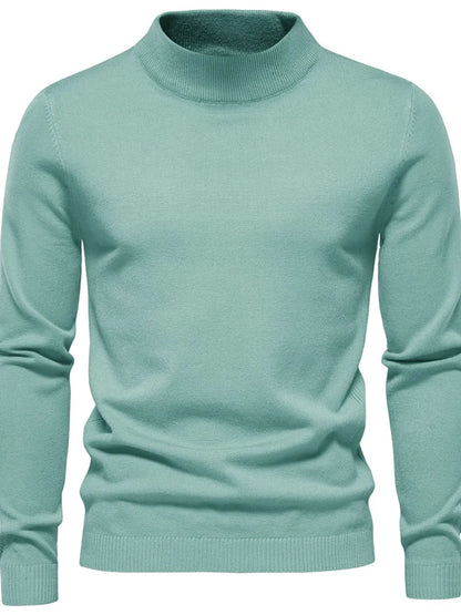 Rowan | Men's Mock Neck Knit Sweater