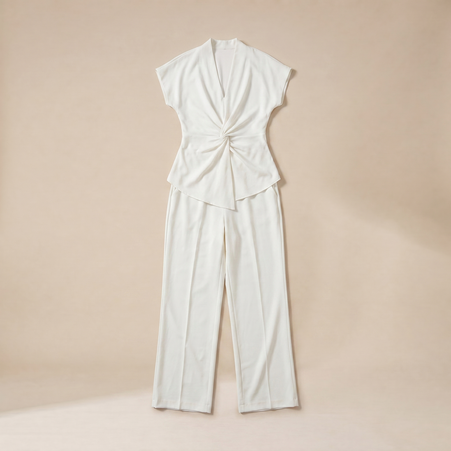 Adeline | Women's Twist Front Top and Trouser Set