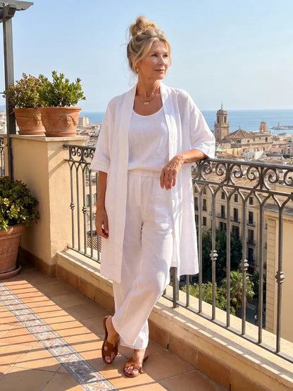 Faustine | Women's Linen Co ord Set