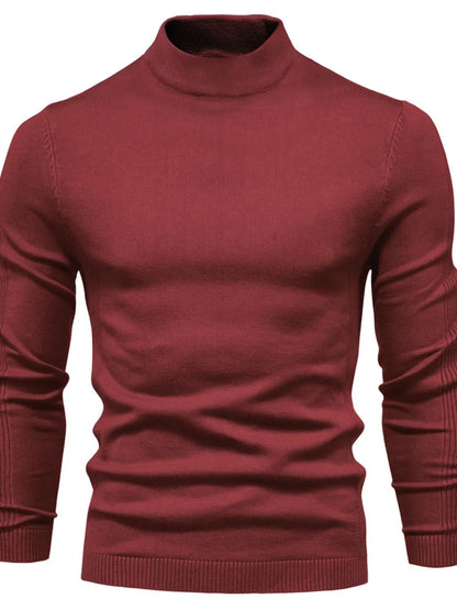 Rowan | Men's Mock Neck Knit Sweater