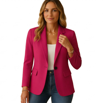 Elara | Elegant Tailored Blazer – Slim Fit Stretch