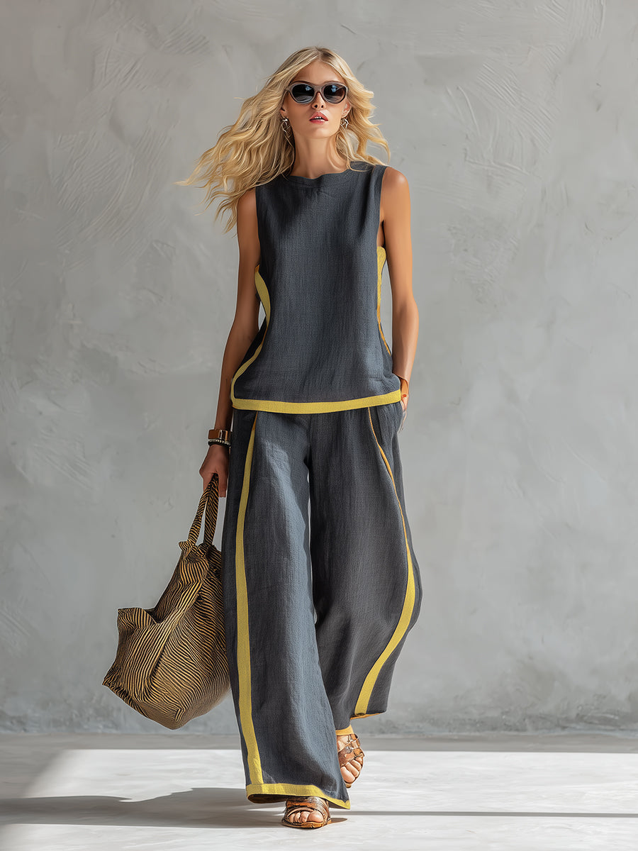Colombe | Women's Linen Trouser Set