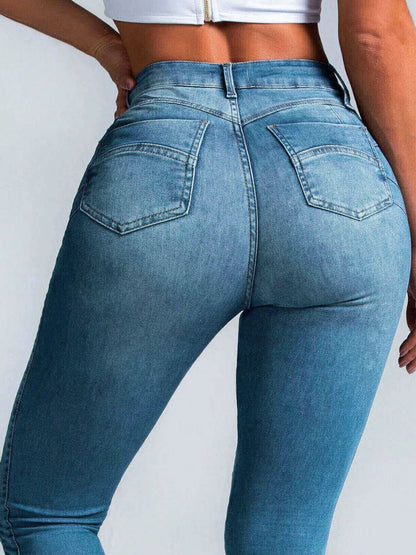 Zelviana | Denim Cargo Leggings