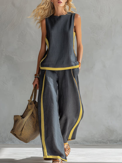 Colombe | Women's Linen Trouser Set