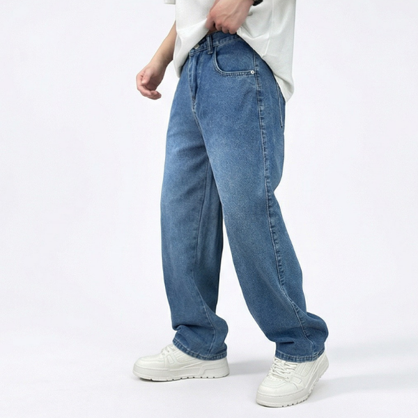 Axel | Relaxed Loose Fit Denim Jeans