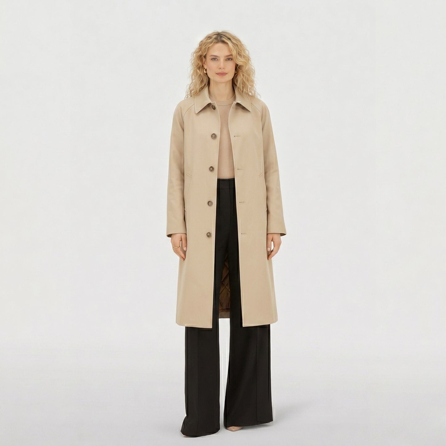 Elarene | Tailored Longline Trench Coat