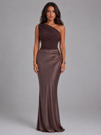 Estelle | Women's One Shoulder Maxi Gown