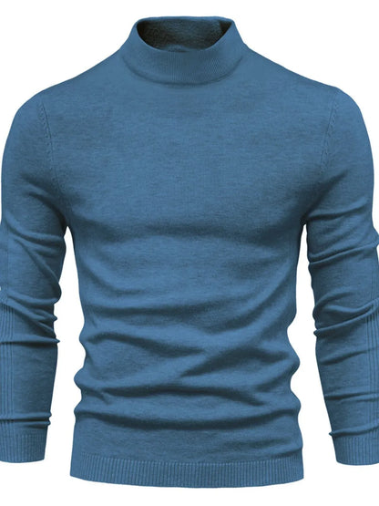 Rowan | Men's Mock Neck Knit Sweater