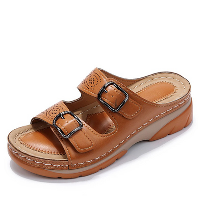Vera | Orthopedic Leather Support Sandals
