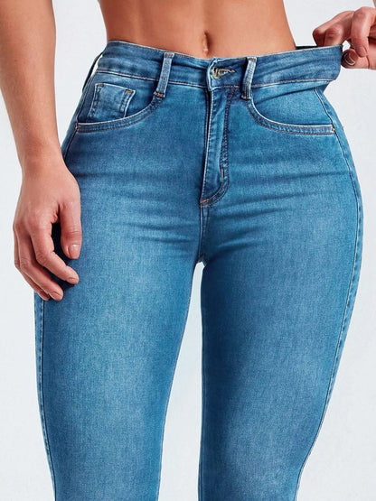 Zelviana | Denim Cargo Leggings