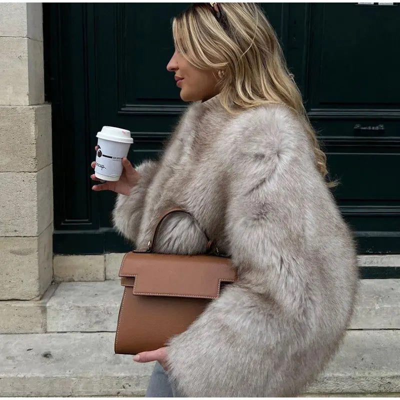Bianca | Oversized Faux Fur Jacket