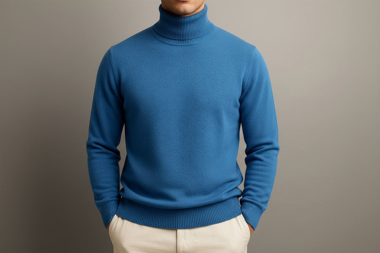 Arvello | Tailored Turtleneck Knit Sweater