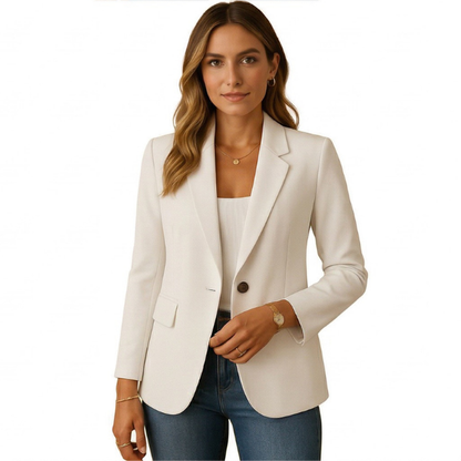 Elara | Elegant Tailored Blazer – Slim Fit Stretch